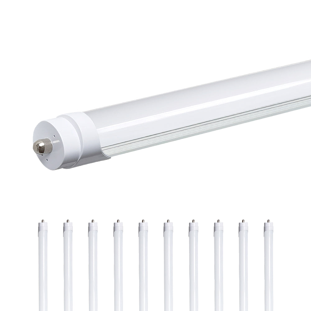 10 pcs 32W 8ft Ballast Bypass frosted lens T8 LED Tube Light with FA8 Base