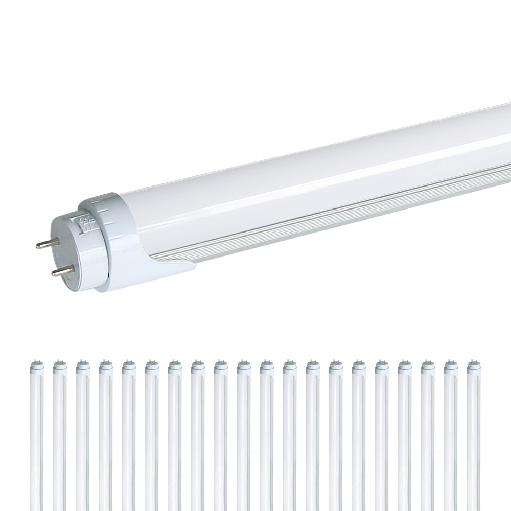 20 pcs 4 foot frosted lens LED T8/T10/T12 bulbs