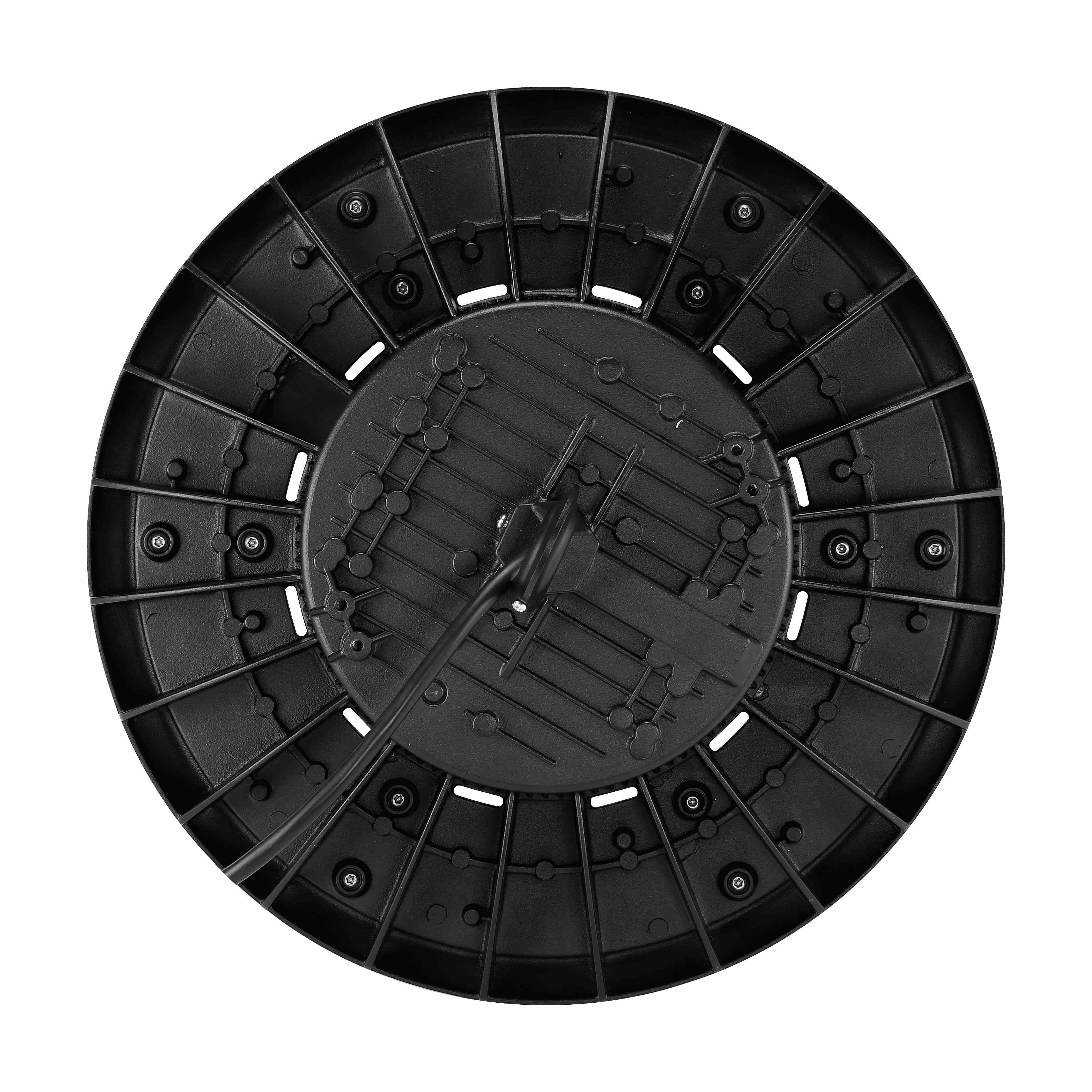 Konlite 180W Round UFO Highbay - 24000 Lumens - 4000K Cool White - Frost Diffuser - 600W Equal -120-277V