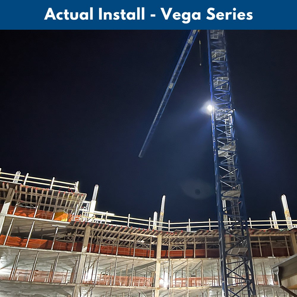 Konlite VEGA Premium LED Stadium Light - 600W - 95,000lm - 5700K - 200-480V - 1500W Equal - 10 Year Warranty