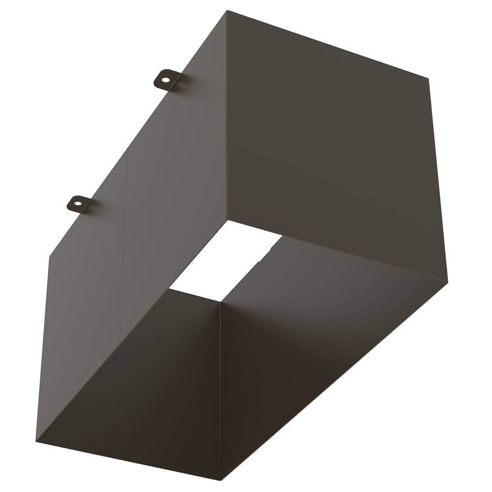 Konlite Vela LED Area Light Glare Shield - 360° Full Visor - Three Sizes for all Vela LED Parking Lot lights