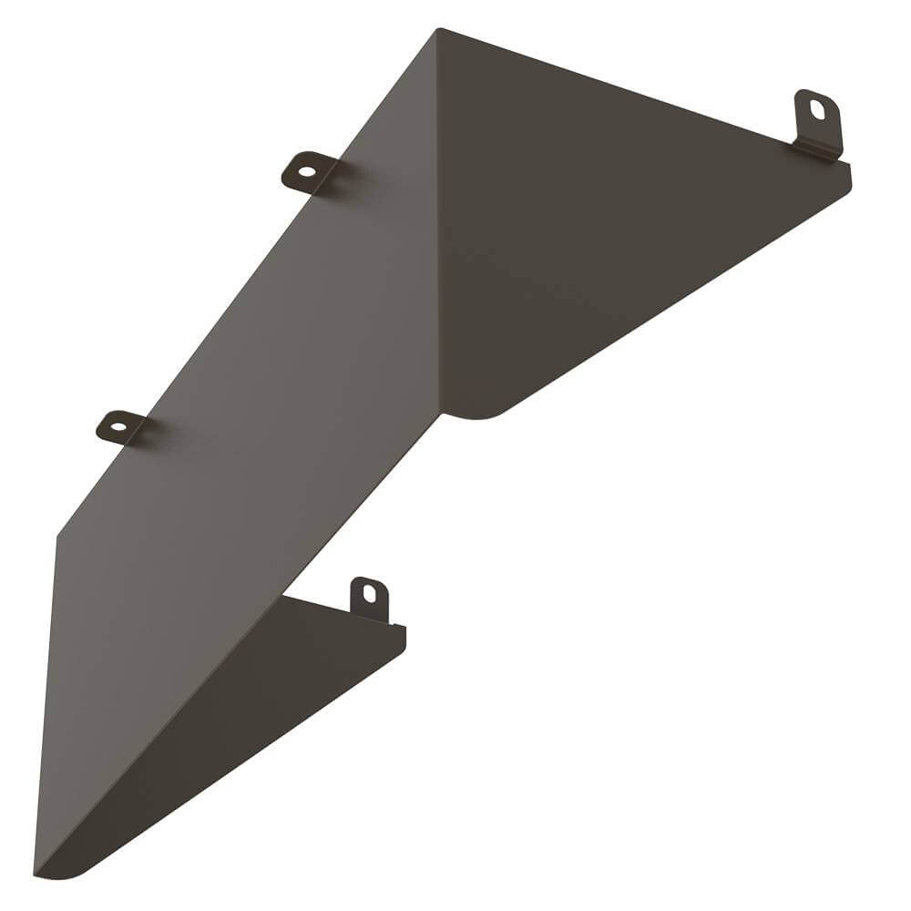 Konlite Vela LED Area Light Reversible Side Shield - Three Sizes for all Vela LED Parking Lot lights