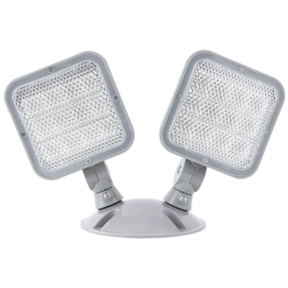 LED Emergency Light Remote Head - Double - Outdoor/Indoor Use - 3.6V/9.6V