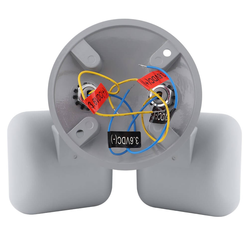 LED Emergency Light Remote Head - Double - Outdoor/Indoor Use - 3.6V/9.6V