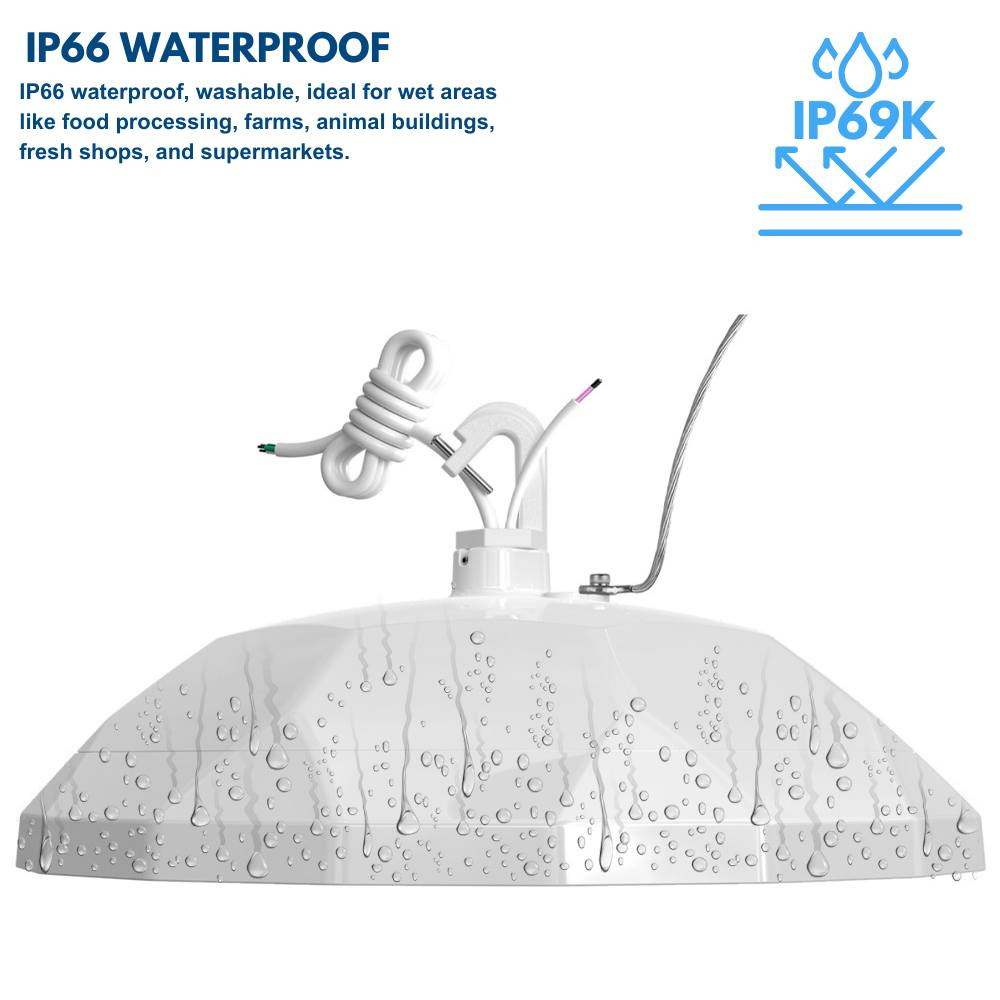 NSF Certified LED High Bay Light  - Food Safety Light - 150W - 120-277V - 21,900 Lumens - 5000K - 400W Equal