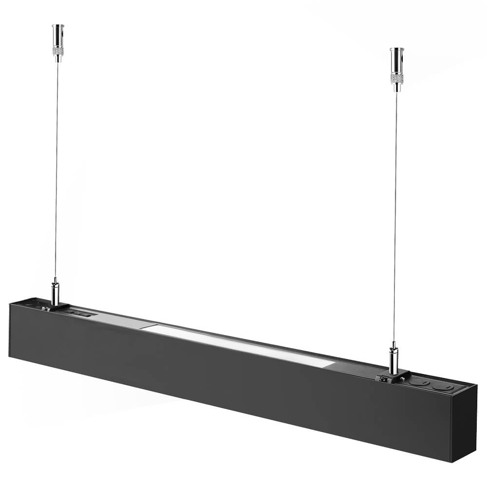 2 FT Black LED Architectural Linear Light - 3180 LM - Wattage Selectable - Kelvin 3500-4000-5000K