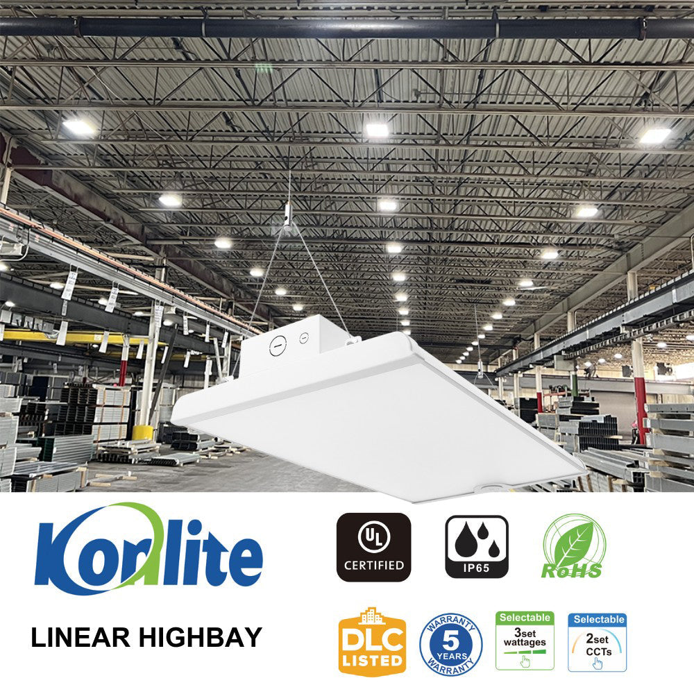 ALTA LED Low Bay Light - 2FT - 105W/90W/80W - 16,500 Lumens - 5000K/4000K Selectable - 120-277V - 250W Equal