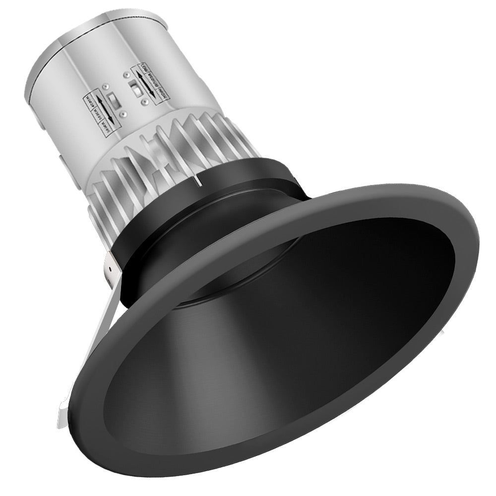 40W LED Recessed Downlight with Round Trim – 4300 LM - Watts Selectable - CCT Selectable 5000K / 4000K / 3000K