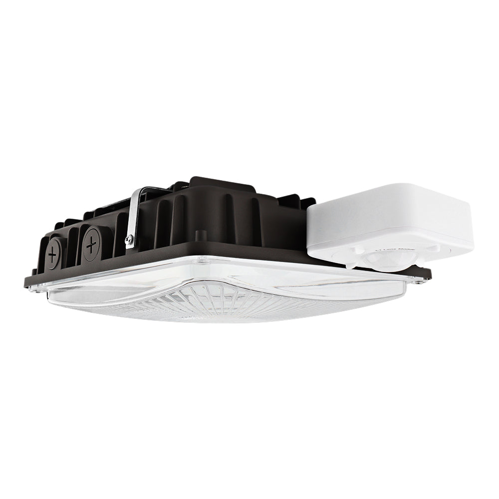 LED Canopy Light - 63W/45W/30W Selectable - 5000K/4000K - Up to 9,360 LM - Dimmable - 120-277V - 150W Equal
