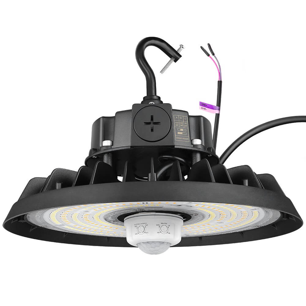 EcoMAX Round UFO LED High Bay Light  -150W/100W/80W -120-277V - 23,250 Lumens - 5000K/4000K - 400W Equal