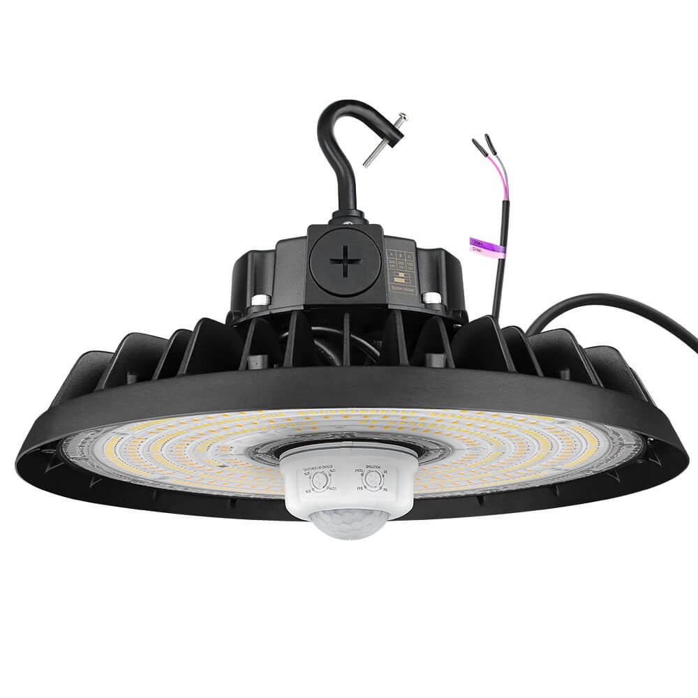 EcoMAX Round UFO LED High Bay Light - 240W/200W/150W - 120-277V - 37,450 Lumens - 5000K/4000K - 1000W Equal