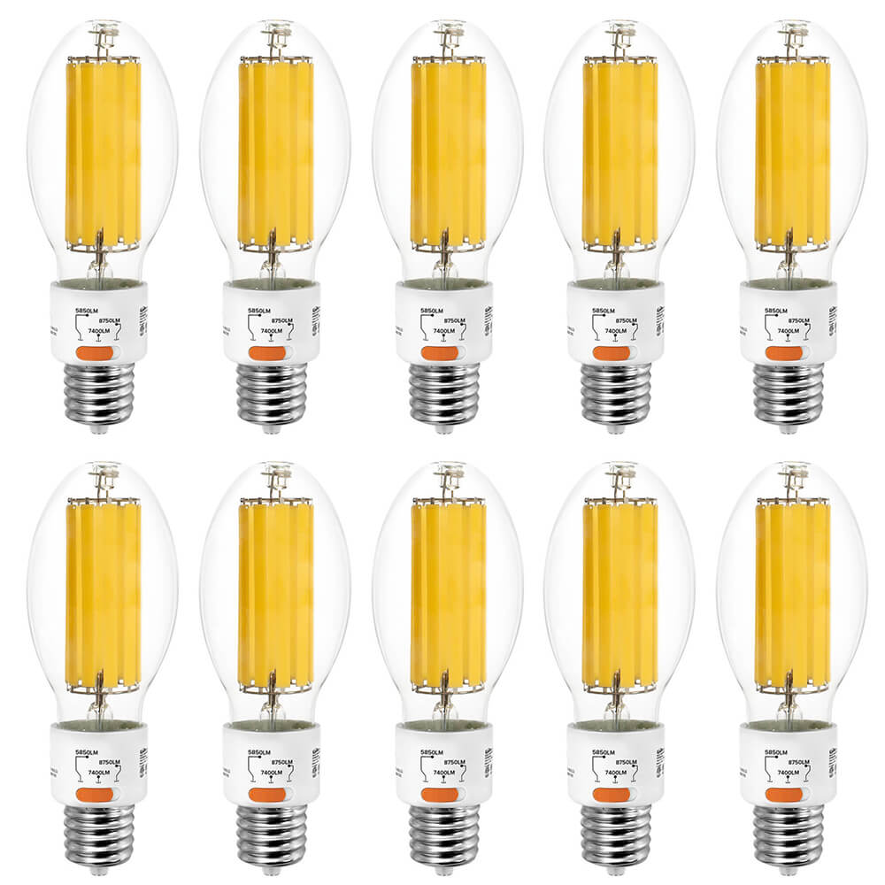 High Lumen LED Filament Bulb - 45W/38W/30W - 8,750LM - 5000K - 250W HID Retrofit Lamp Equivalent