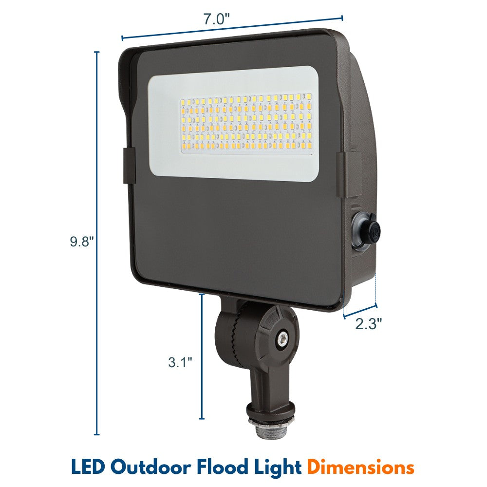 NAVI LED Flood Light - 30W/25W/17W - 5,100 lumens - 5000K/4000K/3000K - 120-277V - 100W Equal
