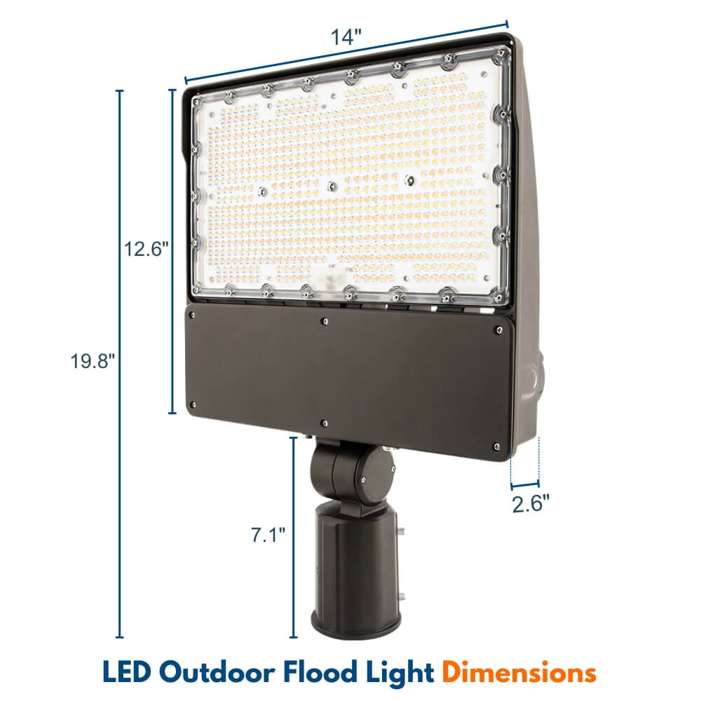 NAVI LED Flood Light - 250W/200W/150W/125W  - 277-480V - 46,500 lumens - 5000K/4000K/3000K - 1000W Equal
