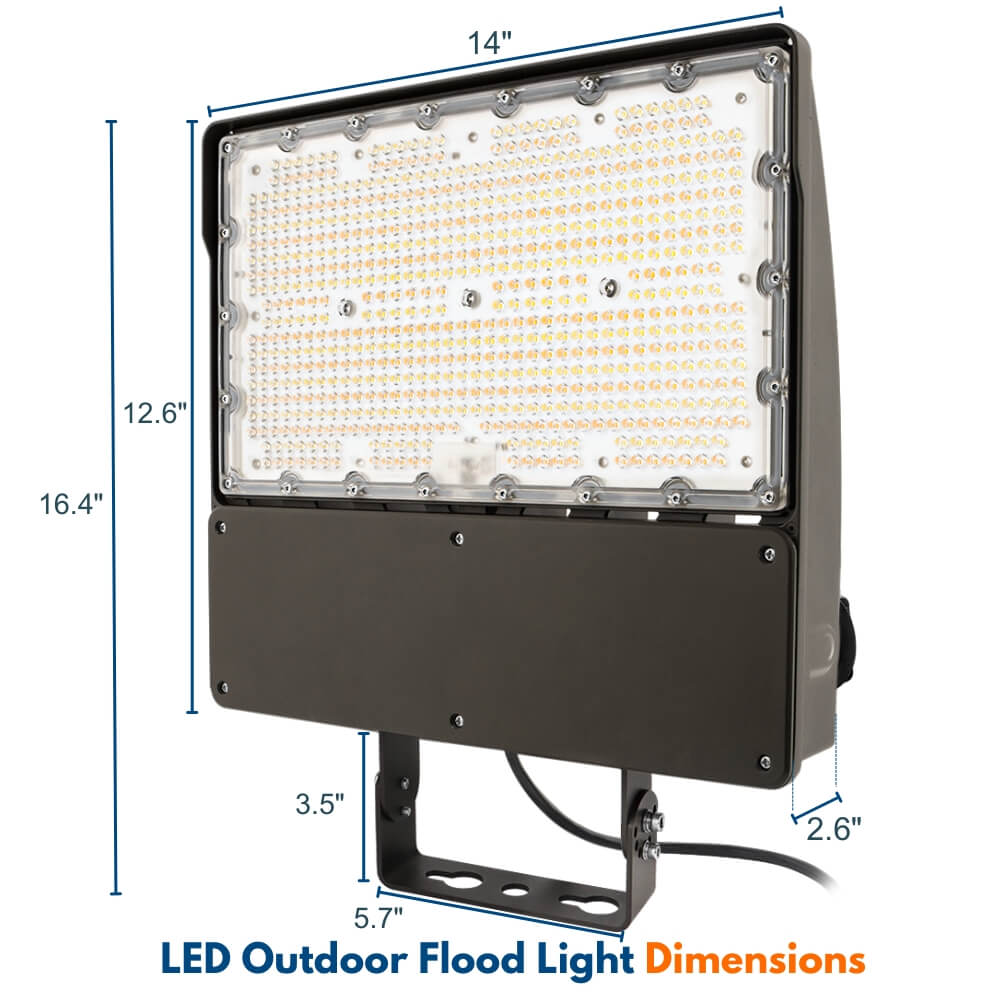 NAVI LED Flood Light - 250W/200W/150W/125W  - 277-480V - 46,500 lumens - 5000K/4000K/3000K - 1000W Equal