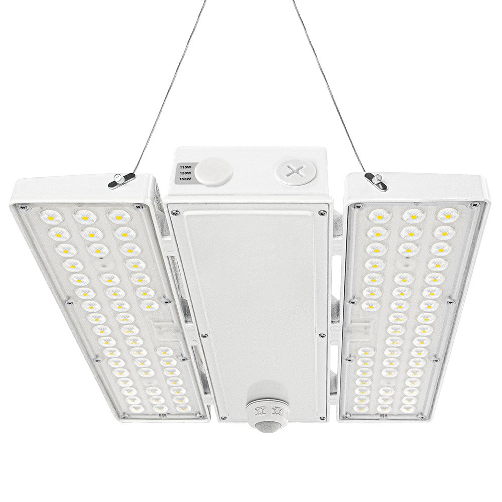 PAVO II LED High Bay Light - 155W - 3 Watts Selectable - 22,750 Lumens - 277-480V - 5000K/4000K Selectable - 400W Equal
