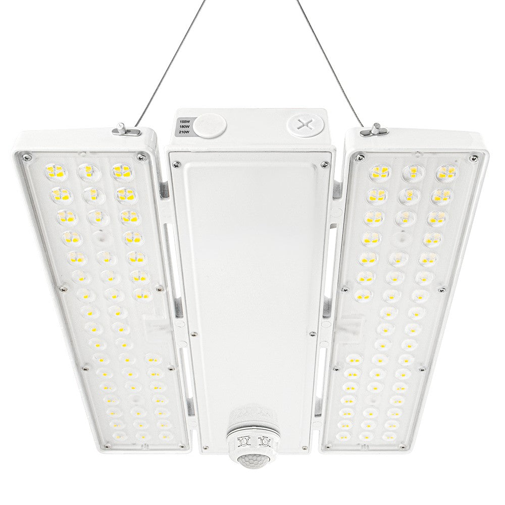 PAVO III LED High Bay Light - 210W/180W/155W Selectable - 31,290 Lumens - 120-277V - 5000K - 600W Equal