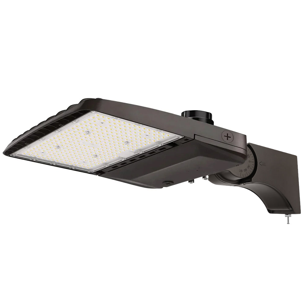 Konlite Vela II LED Parking Lot Light - 240W/220W/200W/170W Selectable - 35,800 LM - 3 CCT - Type IV - 120-277V - 750W Equal