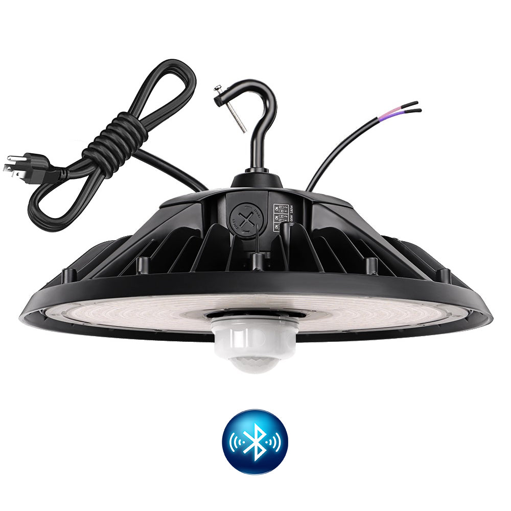 MAX Round UFO LED Bay Light - 240W/200W/180W Selectable - 36000 Lumens - 5000K - 120-277V - 1000W Equal