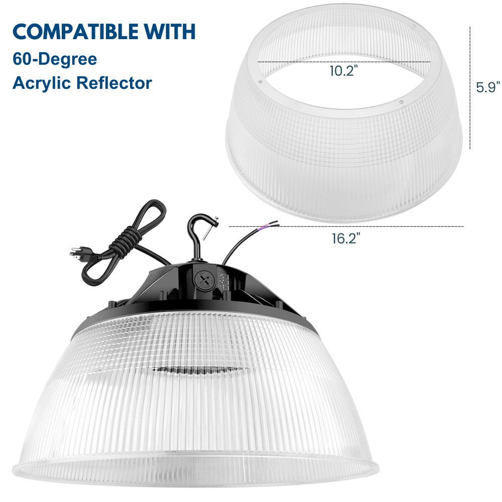 MAX UFO LED Bay Light - 5000K - 150W/120W/100W Selectable - 23,500LM - 120-277V - 400W Equal