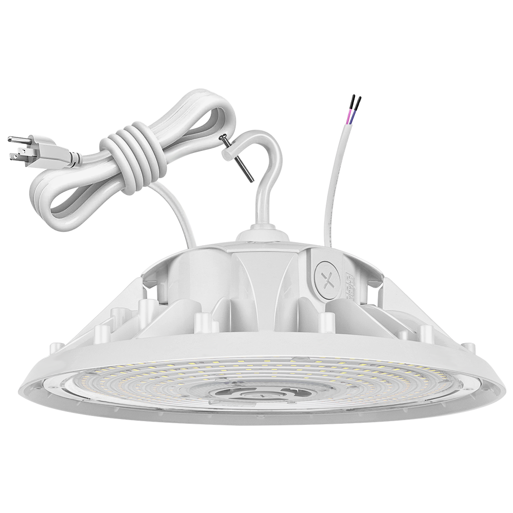 MAX UFO LED Bay Light - White - 150W - 3 Watts Selectable - 23,550LM - 5000K - 400W Equal