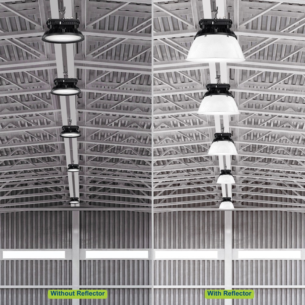 MAX Round UFO LED Bay Light - 277-480V - 310W - 46500 Lumens - 5000K - 1000W Equal