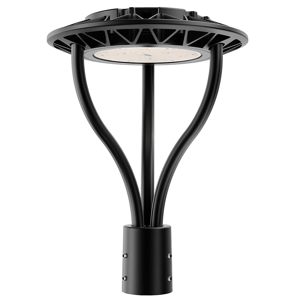 LED Post Top Light - 24,400 lumens  - 150W - 5 Watts Selectable - 5000K/4000K/3000K Selectable - 120-277V - 400W Equal