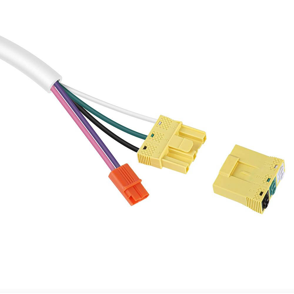 4.5 ft. Power Cord - Use with Konlite White Architectural Linear Light Fixture