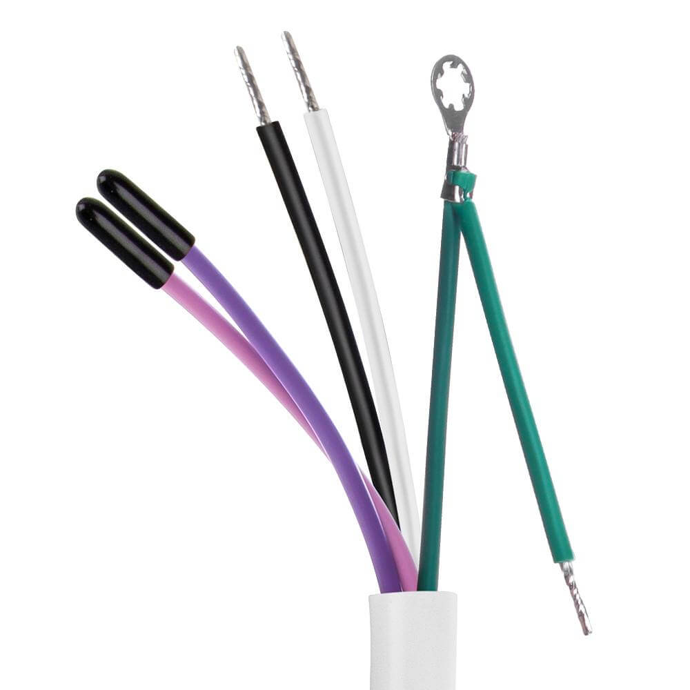 4.5 ft. Power Cord - Use with Konlite White Architectural Linear Light Fixture
