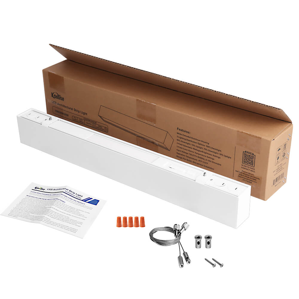 2 FT LED Architectural Linear Light - 3180 LM - Wattage Selectable - Kelvin 3500-4000-5000K