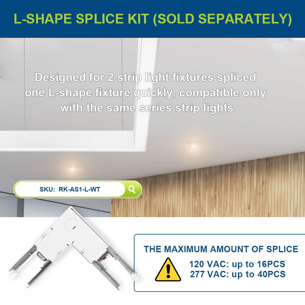2 FT LED Architectural Linear Light - 3180 LM - Wattage Selectable - Kelvin 3500-4000-5000K