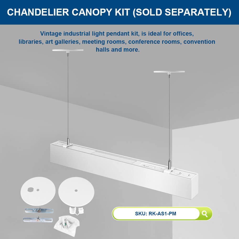 2 FT LED Architectural Linear Light - 3180 LM - Wattage Selectable - Kelvin 3500-4000-5000K