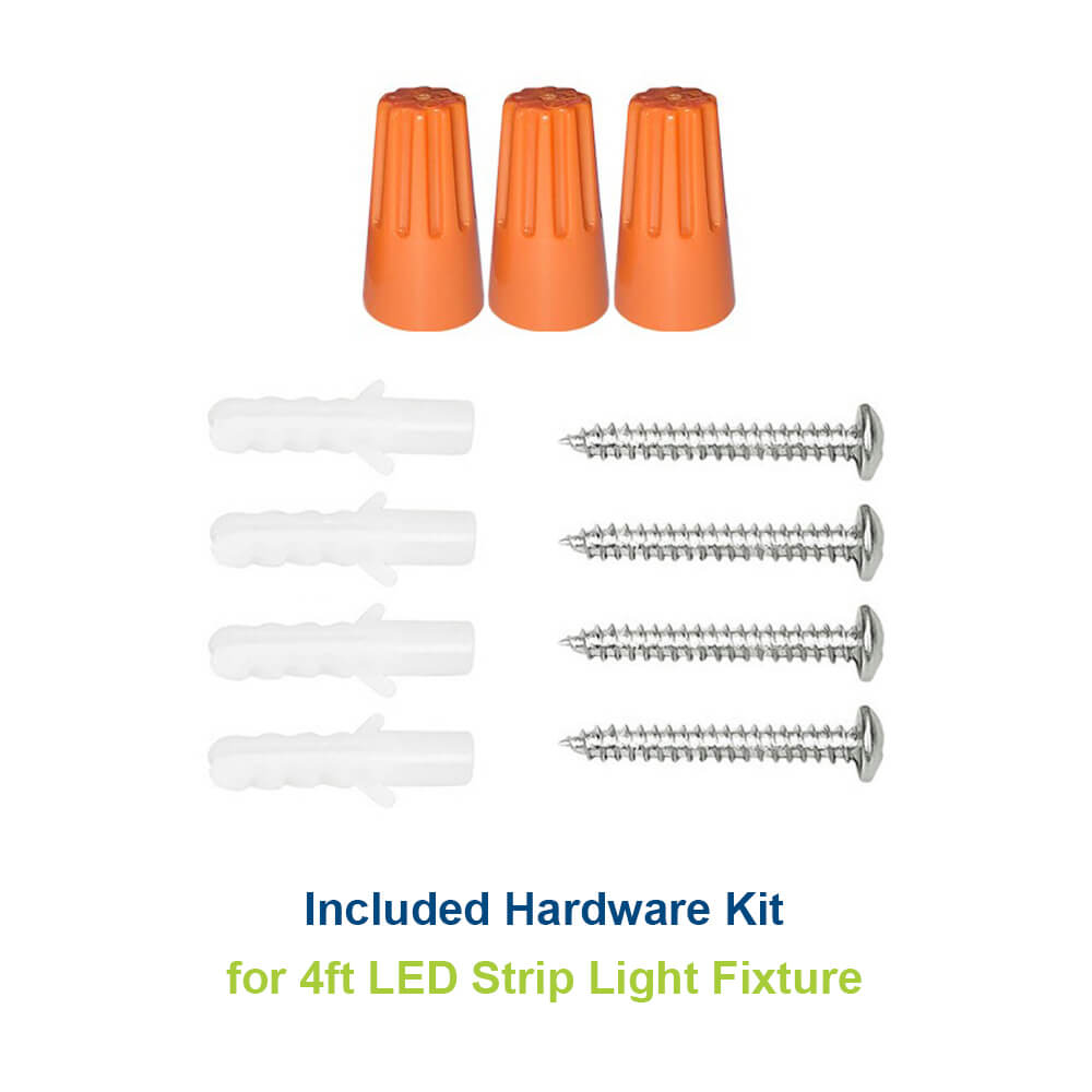 4FT LED Strip Fixture - Up to 6700 LM - Wattage Selectable - Kelvin 3500-4000-5000K