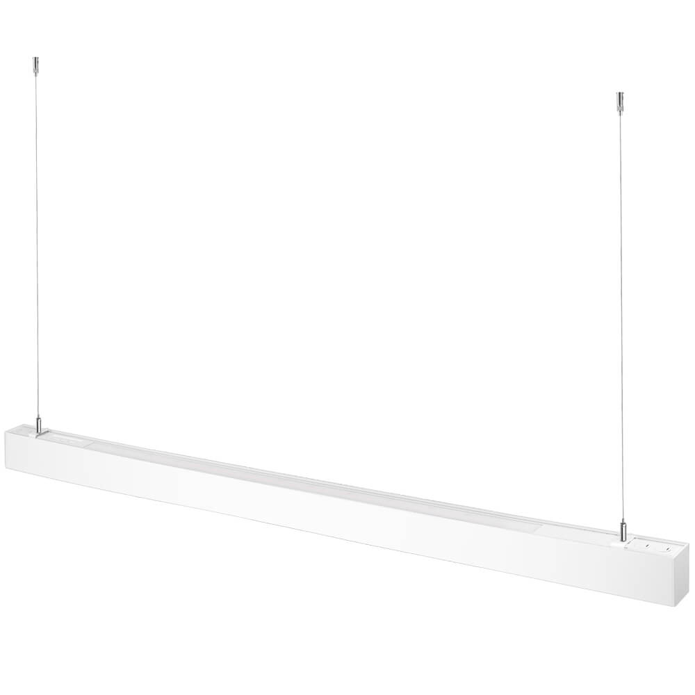 4 FT White LED Architectural Linear Light Fixture - 6160 LM - Wattage Selectable - Kelvin 3500-4000-5000K