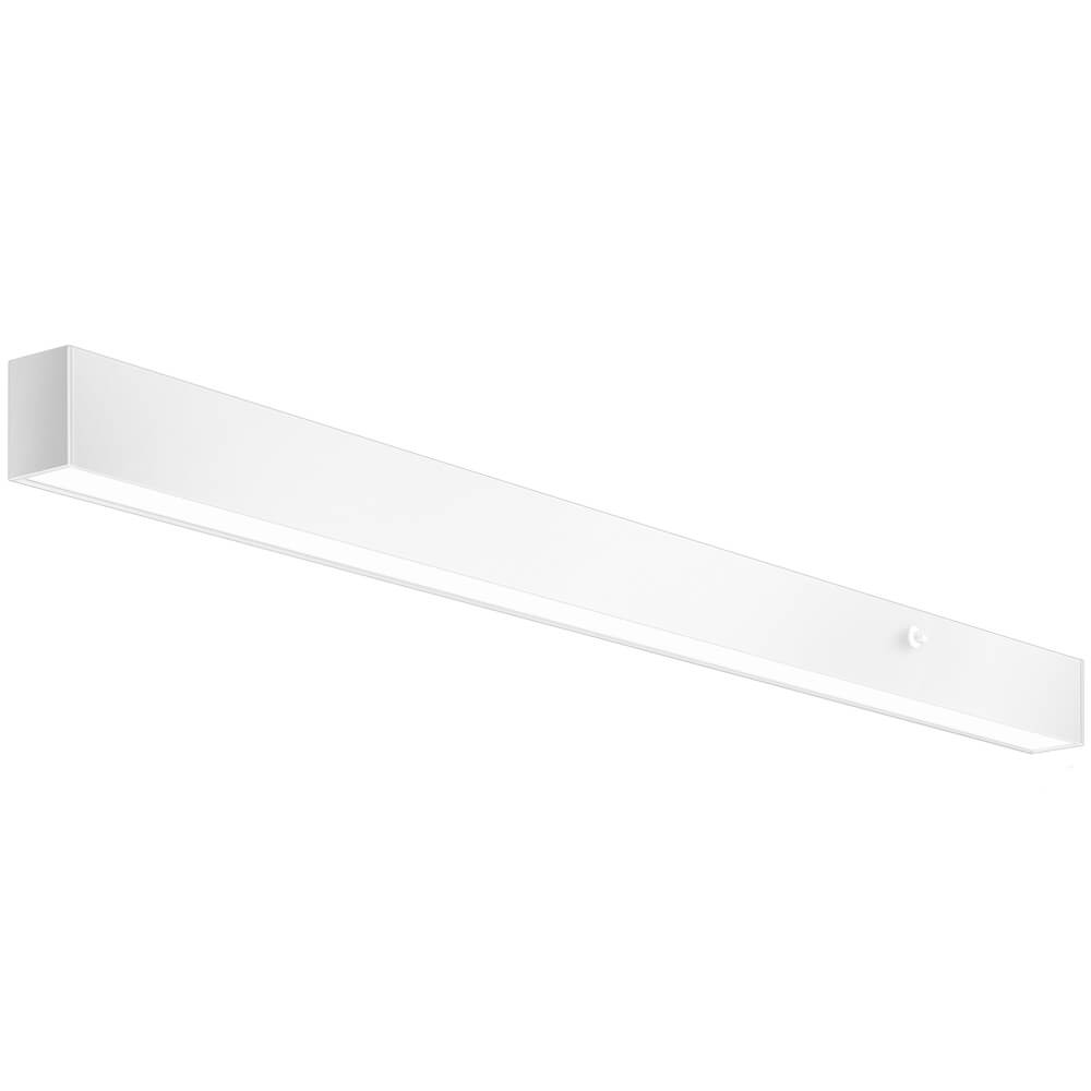 4 FT White LED Architectural Linear Light Fixture - 6160 LM - Wattage Selectable - Kelvin 3500-4000-5000K