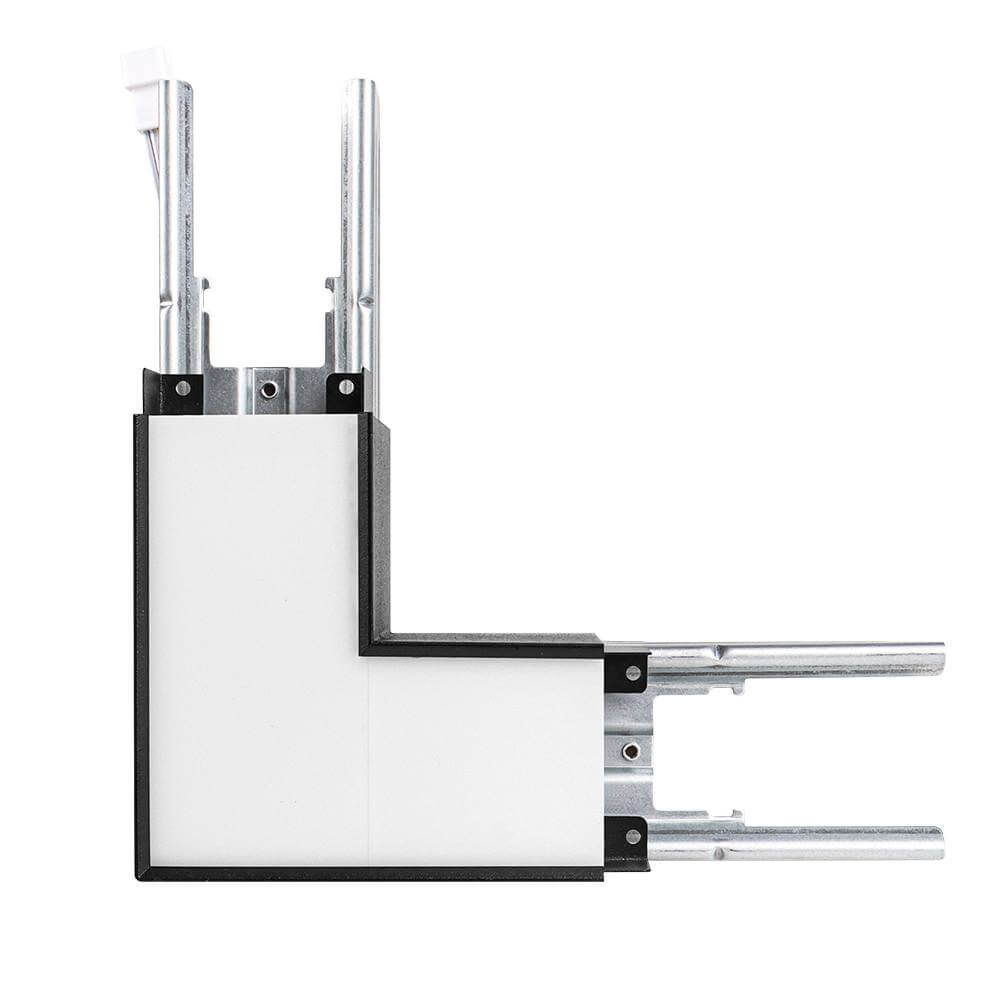 L-Shape Connector - Use with Konlite Architectural Linear Light Fixture - Black