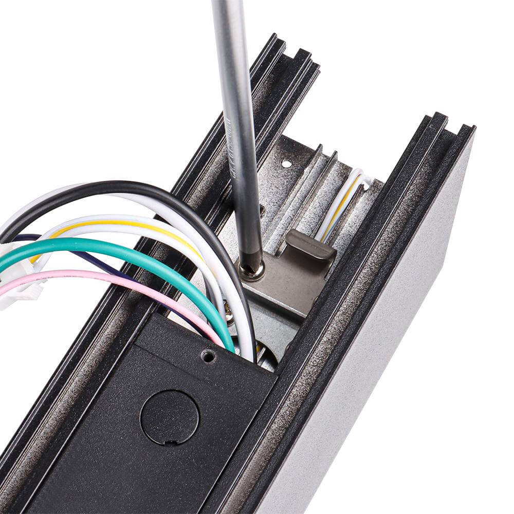 L-Shape Connector - Use with Konlite Architectural Linear Light Fixture - Black