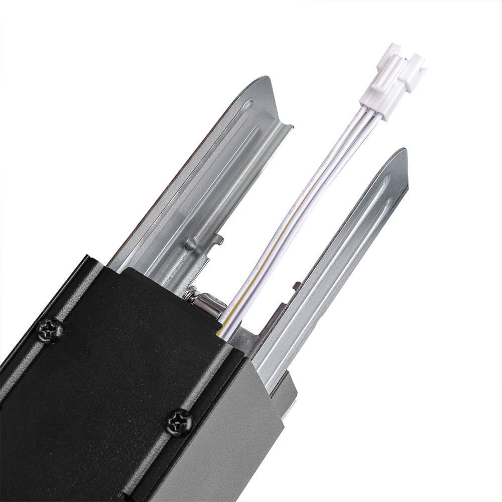 L-Shape Connector - Use with Konlite Architectural Linear Light Fixture - Black