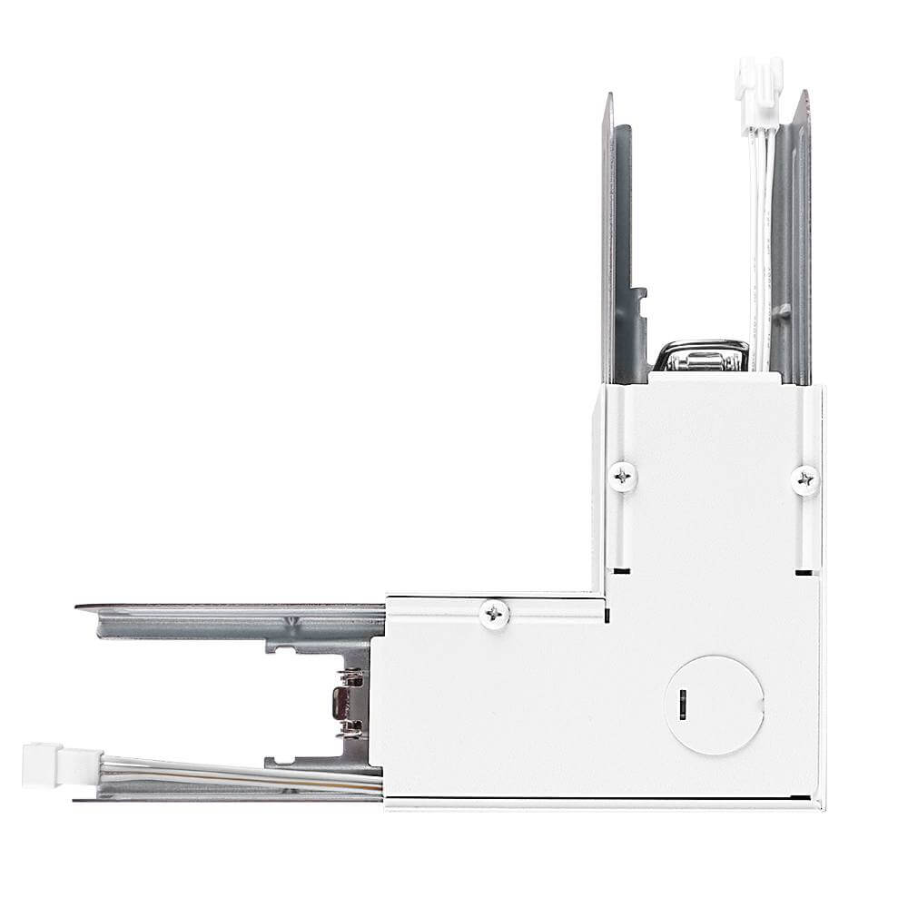 L-Shape Connector - Use with Konlite Architectural Linear Light Fixture - White