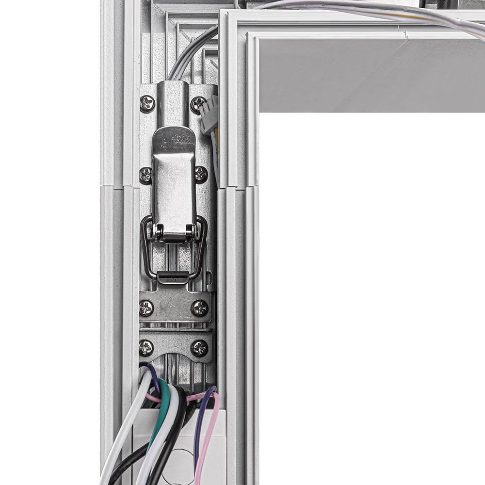 L-Shape Connector - Use with Konlite Architectural Linear Light Fixture - White