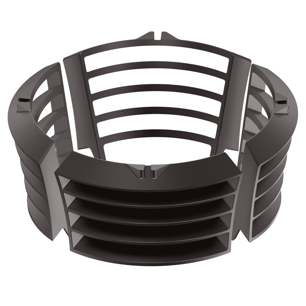 Konlite LED Bollard Louver Kit - Only for Konlite KXBL LED Bollard Head - Dark Bronze