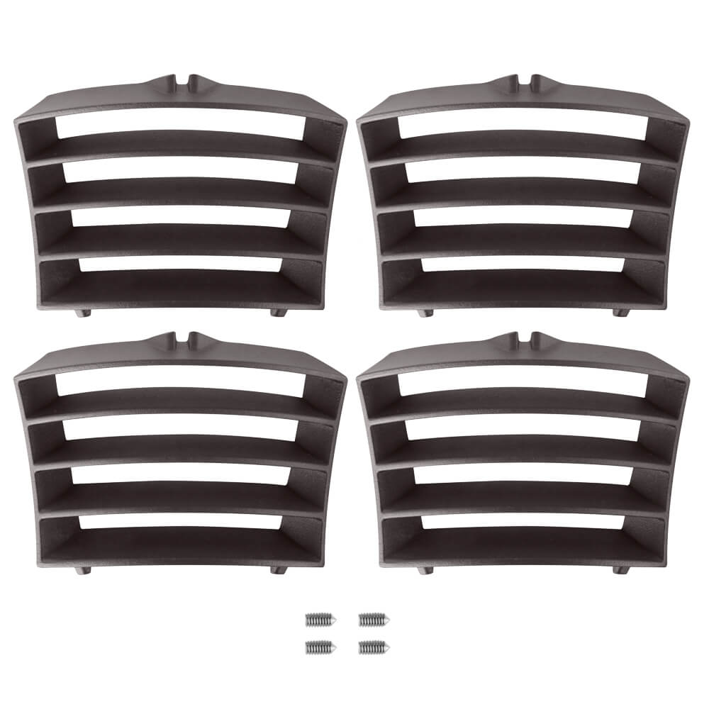 Konlite LED Bollard Louver Kit - Only for Konlite KXBL LED Bollard Head - Dark Bronze