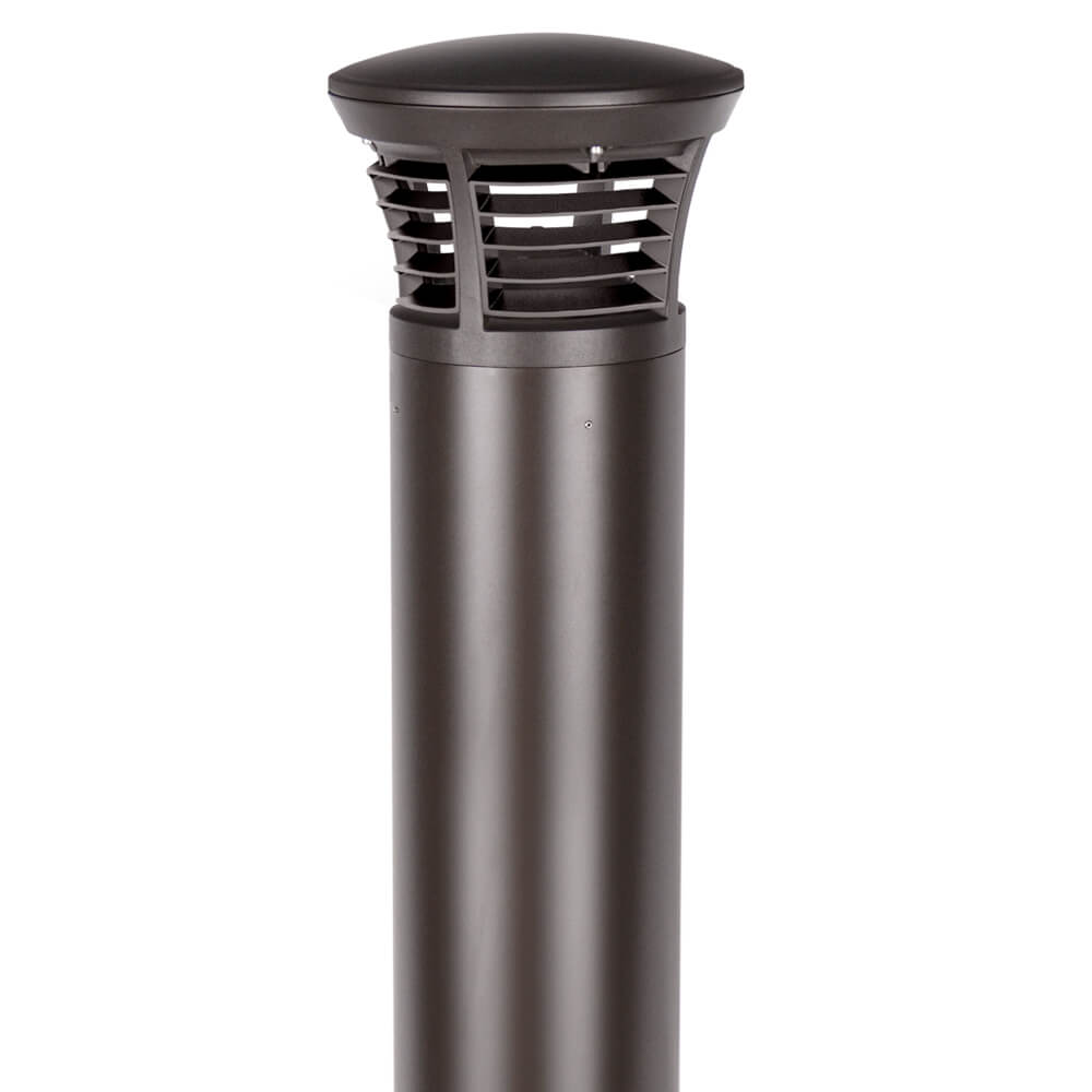Konlite LED Bollard Louver Kit - Only for Konlite KXBL LED Bollard Head - Dark Bronze