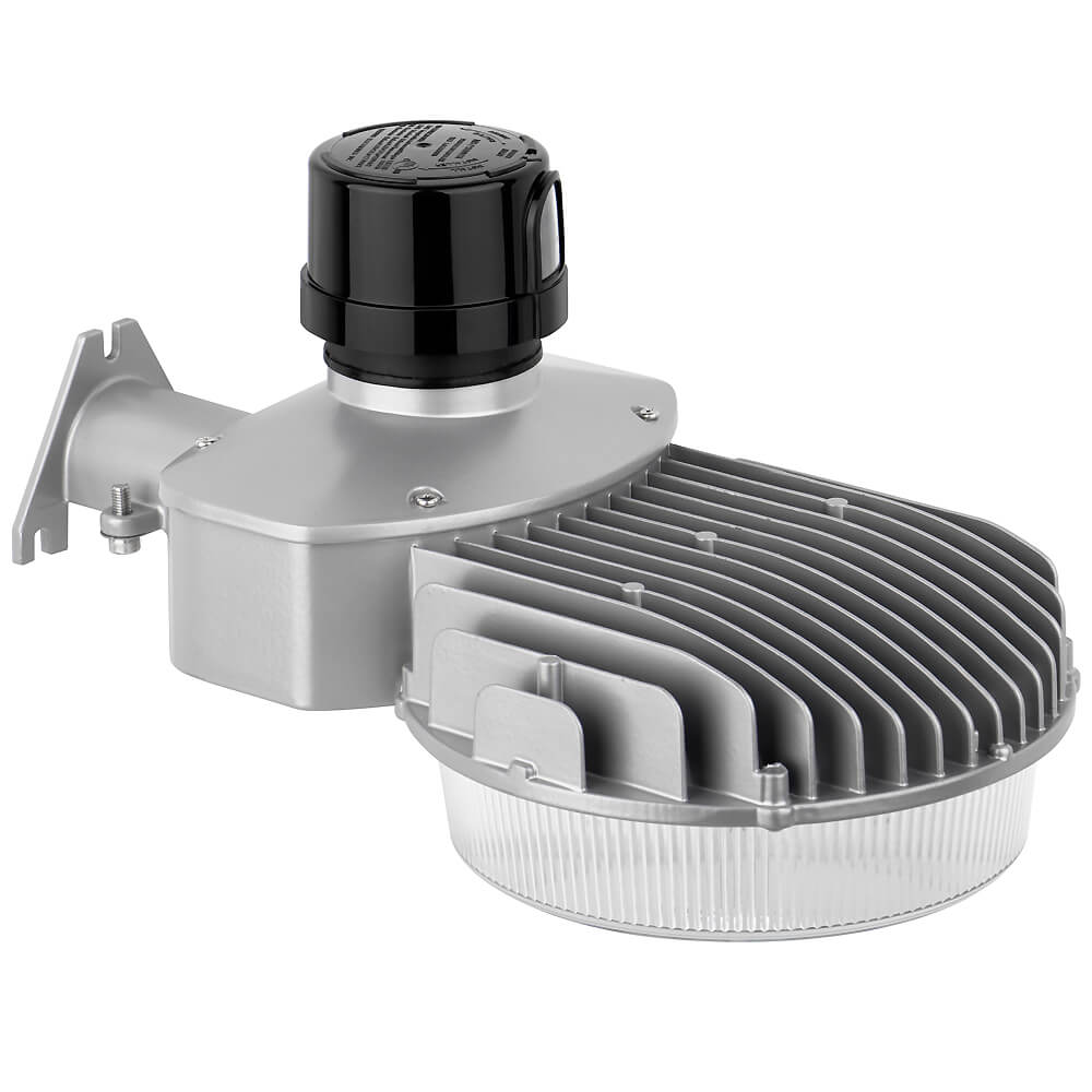 Konlite LED Dusk to Dawn Light - 45W - 6,200 LM Max - 4 Watts Selectable - 5000K/4000K/3000K - 120-277V - 150W Equal