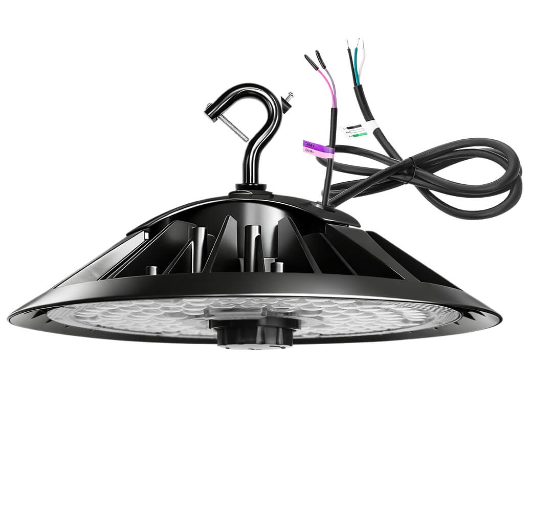 Konlite Round UFO Bay Light - 100W - 15,000 Lumens - 5000K - 250W Equal