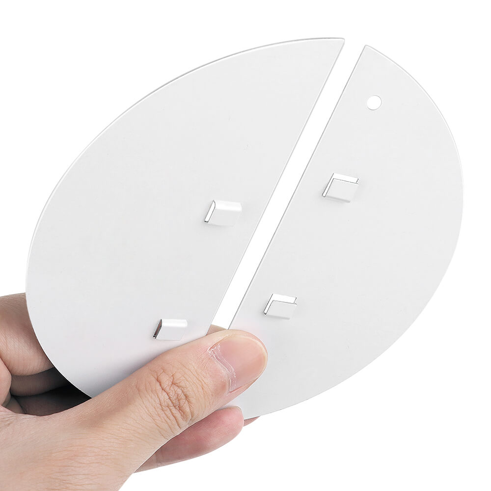 Surface Mount Plate for SL0302 Series LED Strip Light Fixture - Junction Box Cover Plate Kit