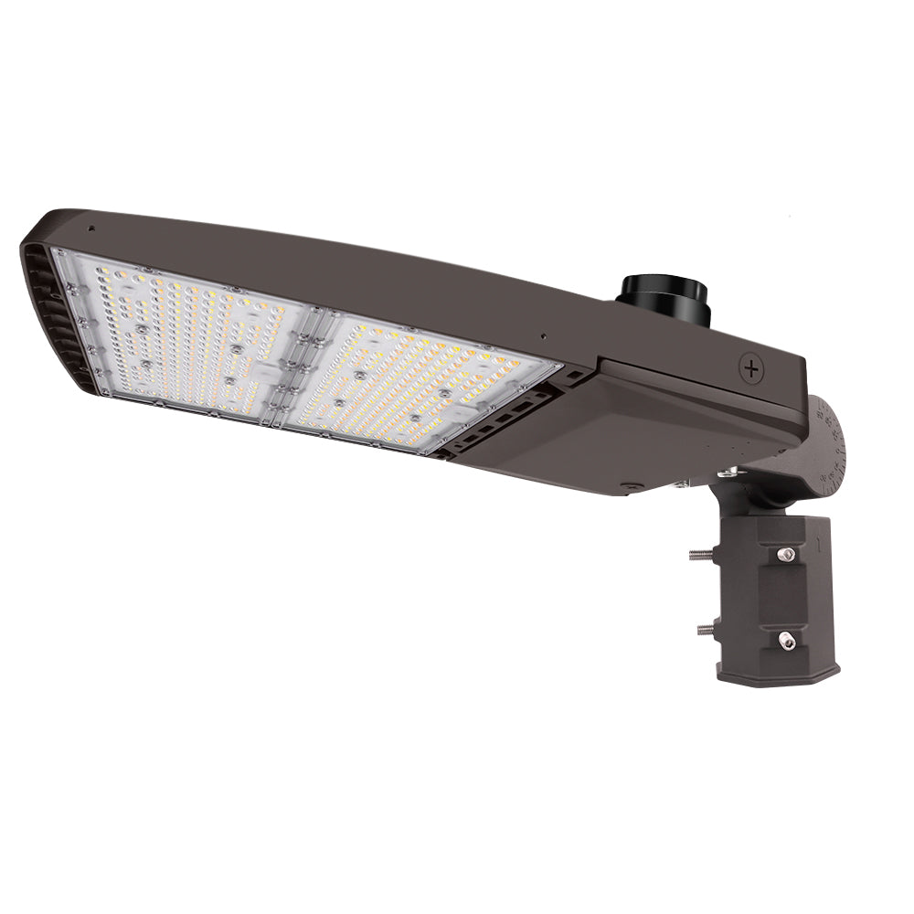 Vela III LED Parking Lot Light - Type V - 310W/280W/260W/240W Selectable - 3 CCT - 277-480V - 46,600 Lumens - 1000W Equal