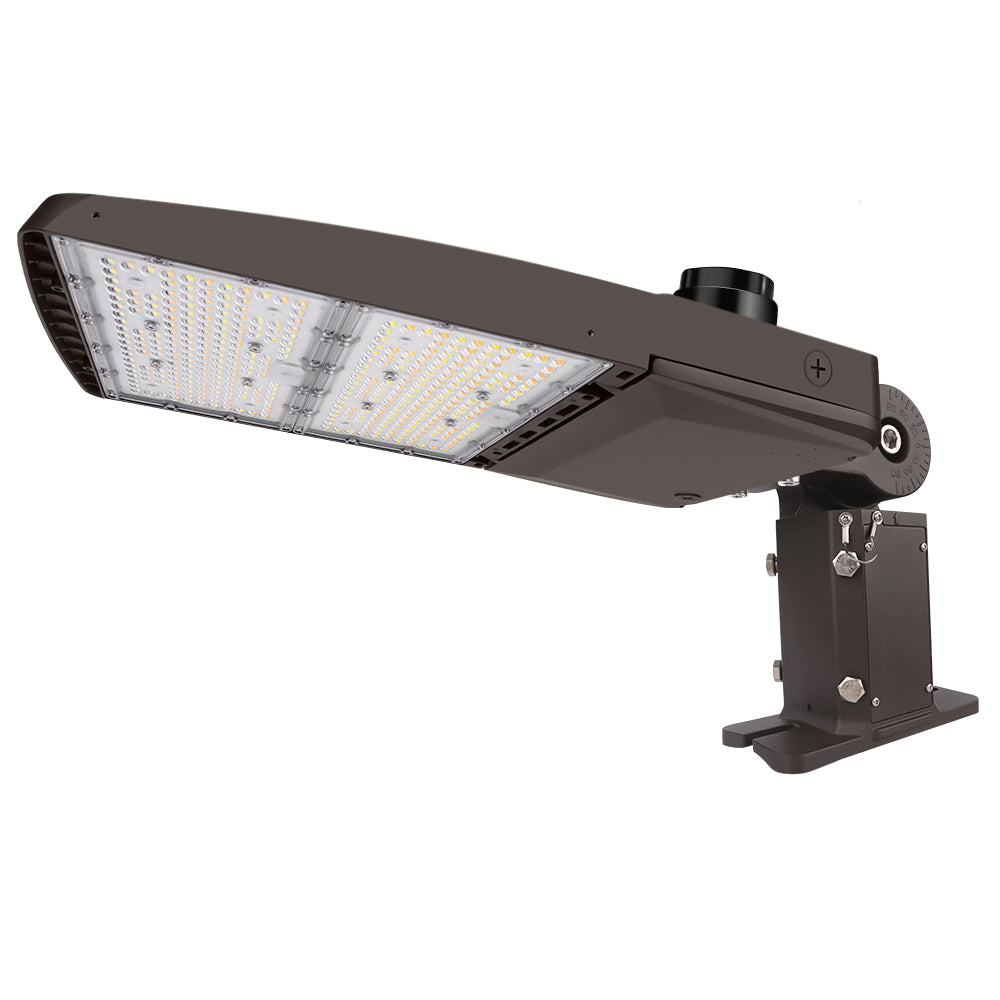 Vela III LED Parking Lot Light - Type V - 310W/280W/260W/240W Selectable - 3 CCT - 277-480V - 46,600 Lumens - 1000W Equal