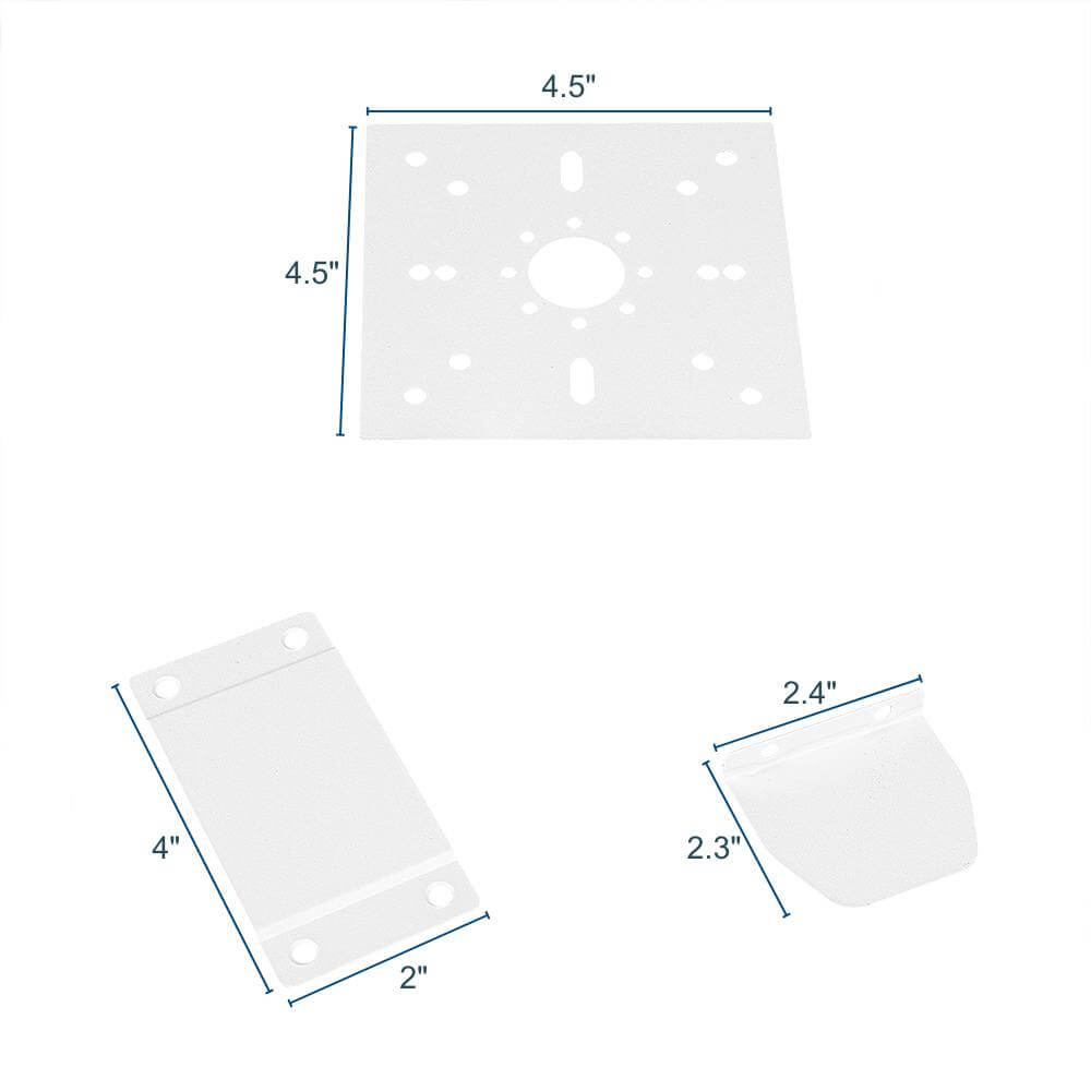 Wall Mounting Kit - Use with Konlite Architectural Linear Light Fixture