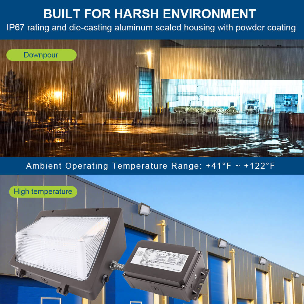 Outdoor LED Emergency Backup Driver - Constant Power - 18W - 100-347Vac Input - 170Vdc Output